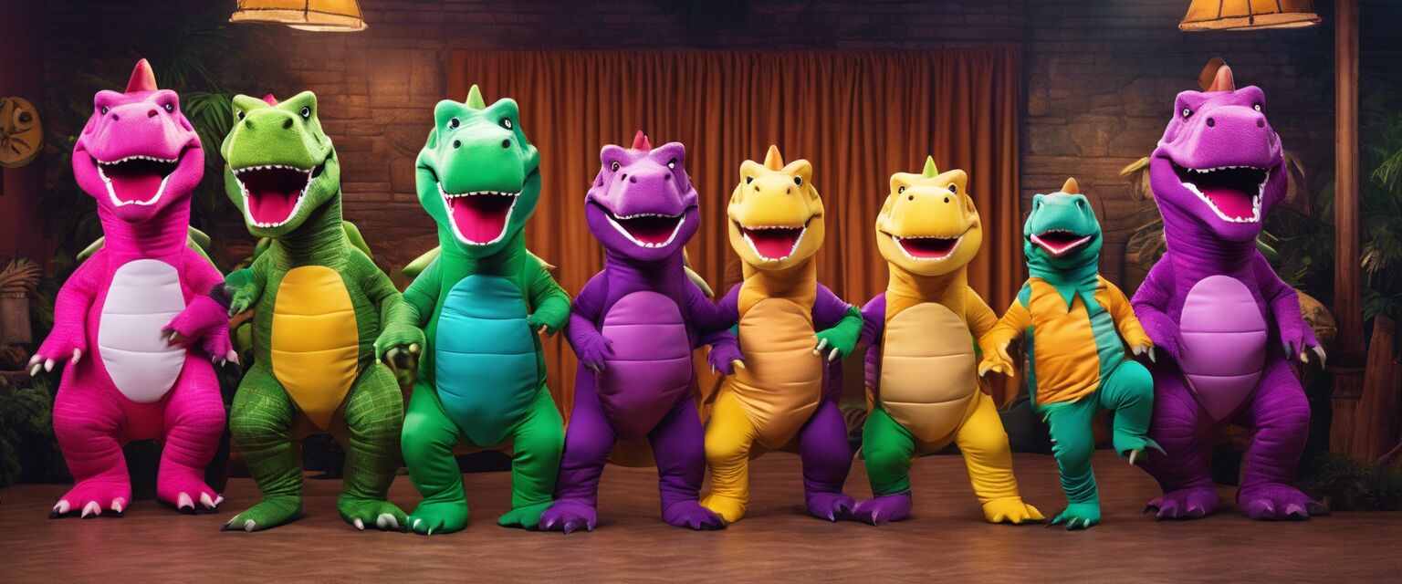 Barney costumes for children