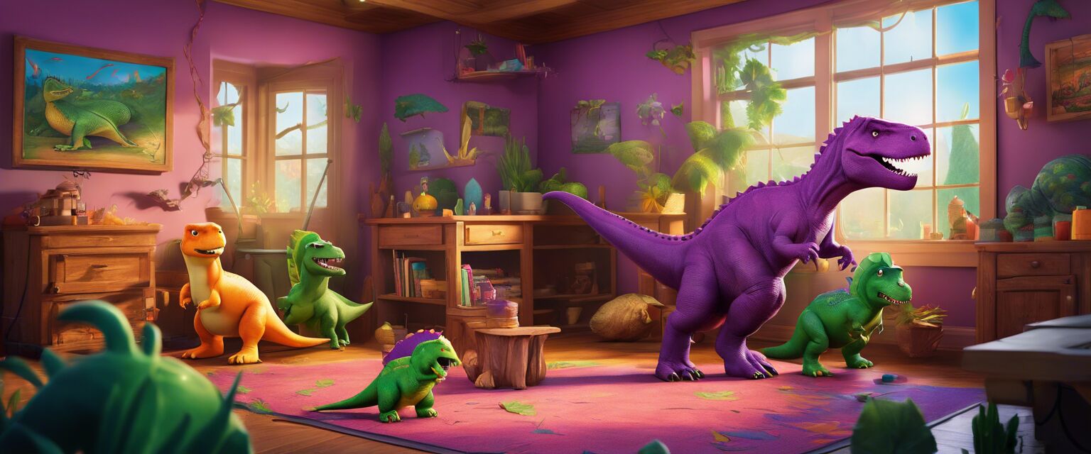 Barney interactive storybooks