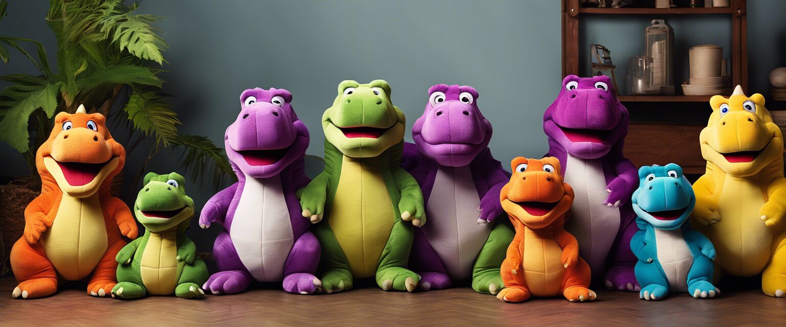 Barney plush toys